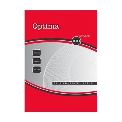 Etikett OPTIMA 32078 48,5x16,9mm 6400 címke/doboz 100 ív/doboz