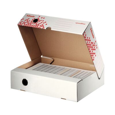 Archiváló doboz ESSELTE Speedbox felfelé nyíló A/4 80mm fehér