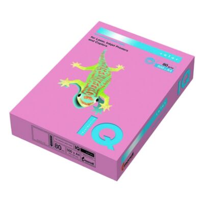 Fénymásolópapír színes IQ Color A/4 80 gr pasztel lazac SA24 500 ív/csomag