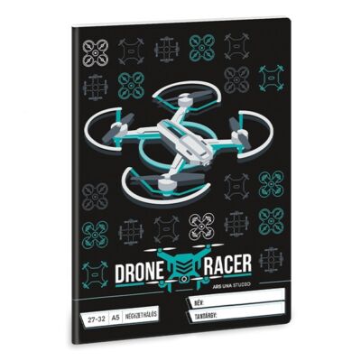 Füzet ARS UNA A/5 32 lapos kockás 27-32 Drone Racer