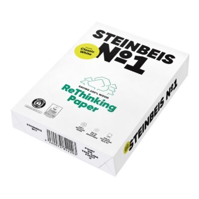 Fénymásolópapír STEINBEIS NO 1. ISO 70-s A/4 újrahasznosított 80 gr 500 ív/csomag